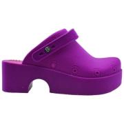 Flocked Clogs Sneakers Xocoi , Purple , Dames