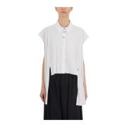 Mouwloze Blouse NÜ Denmark , White , Dames