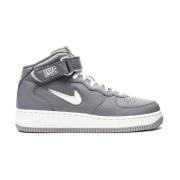 Cool Grey/White Jewel NYC Sneakers Nike , Gray , Dames