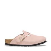 Suède Kurk Voetbed Smal Birkenstock , Pink , Dames