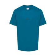 Logo Print T-Shirt Grafisch Ontwerp C.p. Company , Blue , Heren
