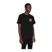 Fantasie Logo T-shirt - Bedrukte Achterkant Amiri , Black , Heren