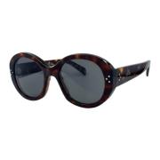 Retro Ovale Zonnebril met Iconische Dots Celine , Multicolor , Dames