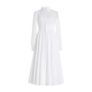 Geplooide Jurk voor Vrouwen Gabriela Hearst , White , Dames