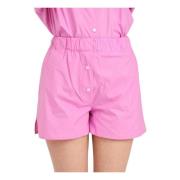 Roze dames shorts met knopen aan de voorkant Hinnominate , Pink , Dame...