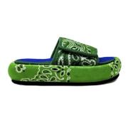 Bandana Plateau Sandalen - Groen/Blauw Arizona Love , Multicolor , Her...