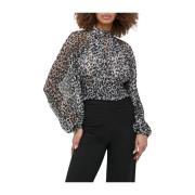 Spotted Leo Golden Touch Top Guess , Multicolor , Dames