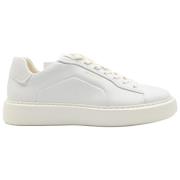 Witte Leren Sneakers Zonick Gant , White , Heren