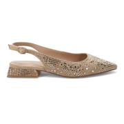 Beige Hak Ballet Flat Alma EN Pena , Beige , Dames