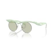 Stijlvolle zonnebril voor vrouwen Prada , Green , Dames