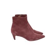 Pre-owned Suede boots Isabel Marant Pre-owned , Red , Dames