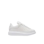 Pre-owned Leather sneakers Alexander McQueen Pre-owned , White , Dames