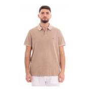 Casual Polo in Regular Fit Tommy Hilfiger , Beige , Heren