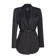 Zwarte Jassen voor Vrouwen Pinko , Black , Dames