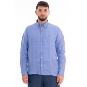 Geverfd Regular Fit Overhemd Tommy Hilfiger , Blue , Heren