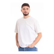 Kleurblock T-shirt Calvin Klein Jeans , White , Heren