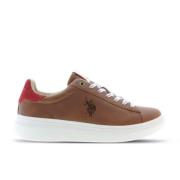 Stijlvolle Leren Schoenen U.s. Polo Assn. , Brown , Heren