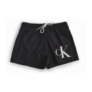 Zwarte Heren Boxer Zwembroek Kort Trekkoord Calvin Klein , Black , Her...