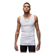 Witte Flight Base Tank Tops Set Jordan , White , Heren