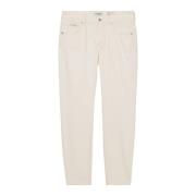 Jeans model Alva slim cropped Marc O'Polo , White , Dames
