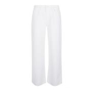 Witte Palazzo High Waist Jeans 3X1 , White , Dames