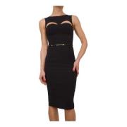 Elegante Jurk voor Vrouwen Elisabetta Franchi , Black , Dames