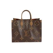 Pre-owned Canvas louis-vuitton-bags Louis Vuitton Vintage , Brown , Da...