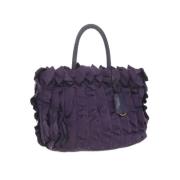 Pre-owned Nylon handbags Prada Vintage , Purple , Dames