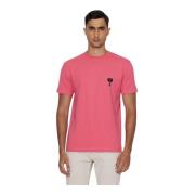 Grafische Voorkant Ronde Hals T-shirt John Richmond , Red , Heren