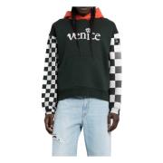 Venice Checker Hoodie Gebreid ERL , Multicolor , Heren