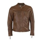 Lichtbruine Lam Blouson Jas La Canadienne , Brown , Heren