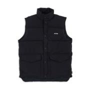 EcoDown Puff Vest Zwart Polyester Iuter , Black , Heren