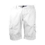 Stretch Carrot Fit Bermuda Shorts Mason's , White , Heren