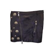 Pre-owned Leather bottoms Versace Pre-owned , Black , Dames