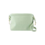 Leather shoulder-bags A.p.c. , Green , Dames