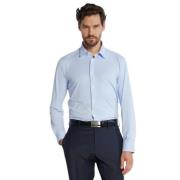 Slim Fit Stretch Overhemd Hugo Boss , Blue , Heren