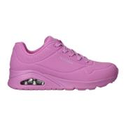 Roze Air Stand On Sneaker Skechers , Pink , Dames