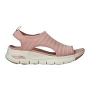Comfortabele Arch Fit Vegan Sandaal Skechers , Pink , Dames