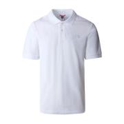 Heren Polo Shirt Wit Katoen Lente/Zomer 2024 The North Face , White , ...