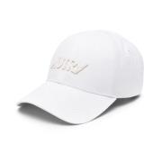 Baseball Cap met Geborduurd Logo Autry , White , Heren