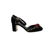 Pre-owned Velvet heels Dolce & Gabbana Pre-owned , Black , Dames