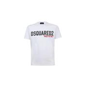 Witte Cool Fit T-Shirt Dsquared2 , White , Heren