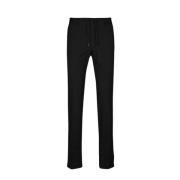 Zwarte Regular Fit Broek Karl Lagerfeld , Black , Heren