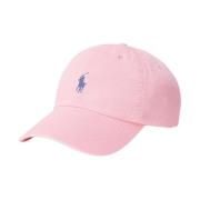 Roze Baseballpet Katoen Chino Geborduurd Logo Ralph Lauren , Pink , Da...