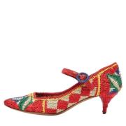 Pre-owned Raffia heels Dolce & Gabbana Pre-owned , Multicolor , Dames
