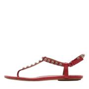 Pre-owned Leather sandals Balenciaga Vintage , Pink , Dames