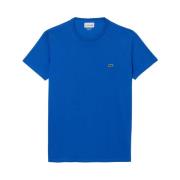 Klassieke korte mouw T-shirt Lacoste , Blue , Heren