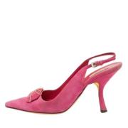 Pre-owned Suede heels Prada Vintage , Pink , Dames
