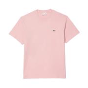 Klassieke korte mouw T-shirt Lacoste , Pink , Heren