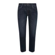 Midnight Blue Denim Jeans Straight Leg Dolce & Gabbana , Blue , Heren